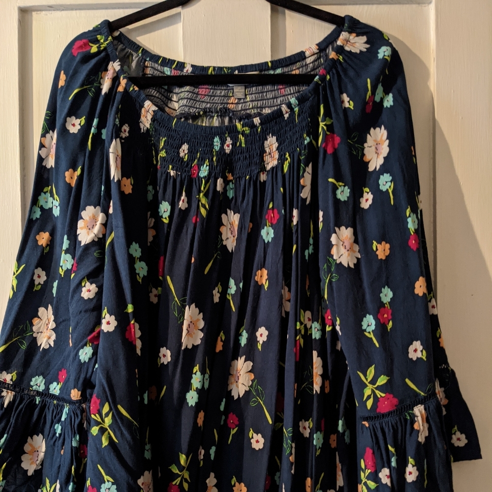 Terra and Sky peasant blouse